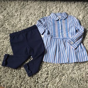 Baby girl Ralph Lauren 2 piece